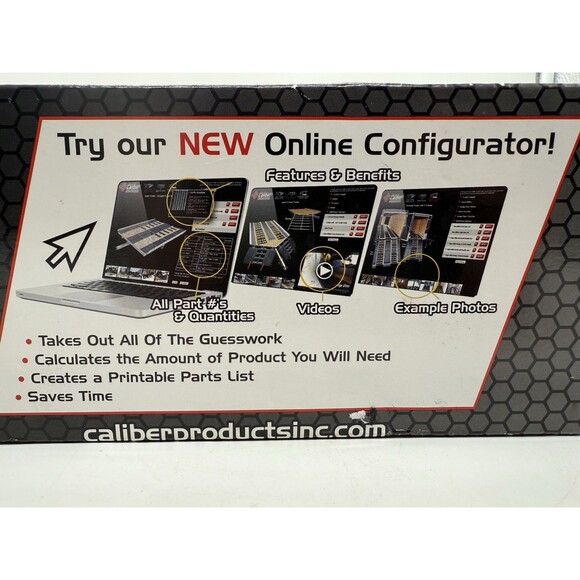 Caliber Grips 13200, Snowmobile Trailer Traction 6 piece 15" Kit Black - Picture 8 of 11